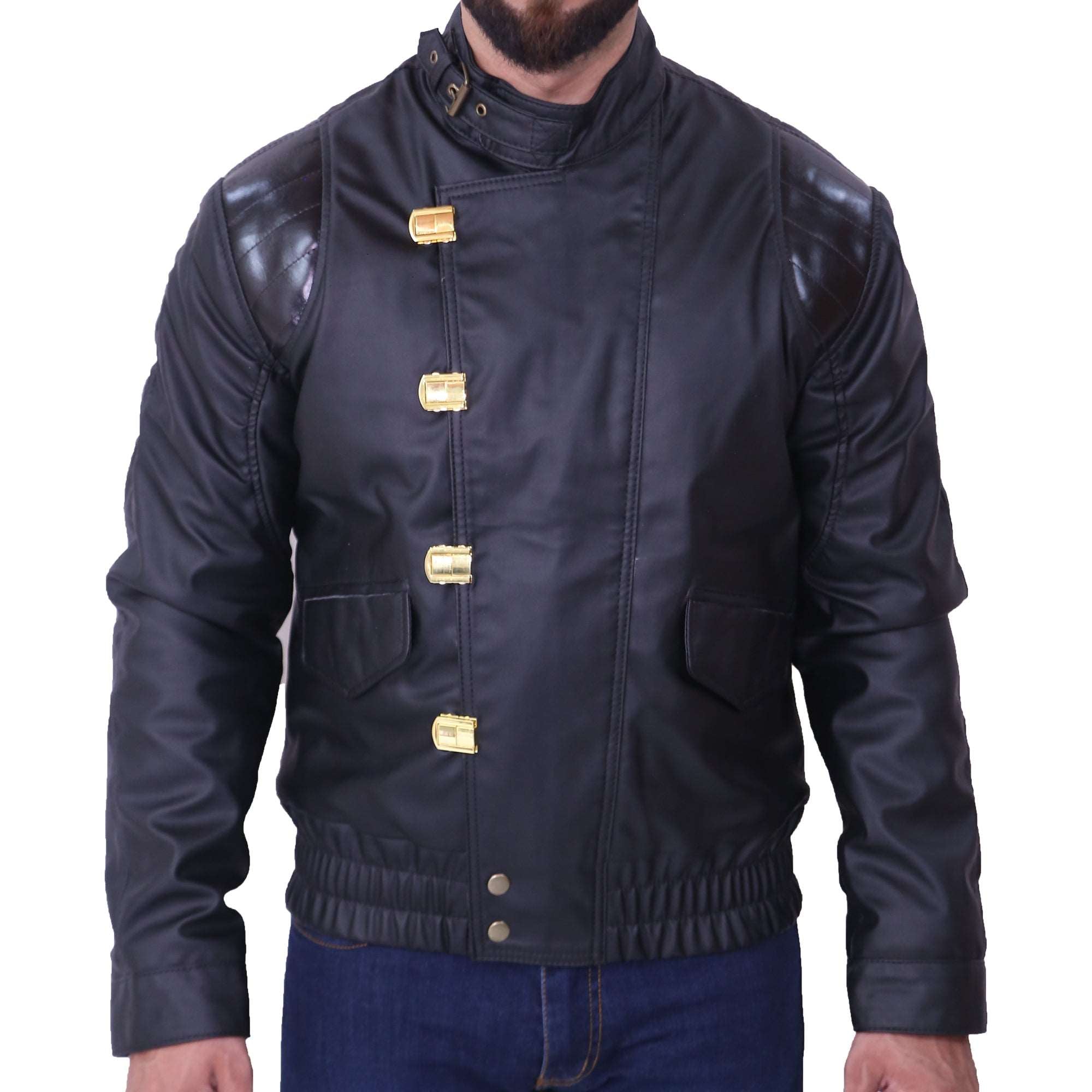 Akira Kaneda Black Leather Jacket