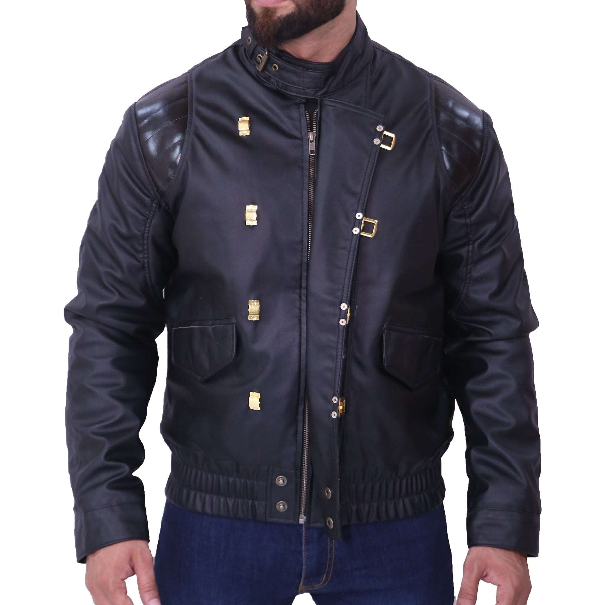 Akira Kaneda Black Leather Jacket