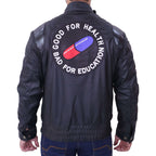 Akira Kaneda Black Leather Jacket