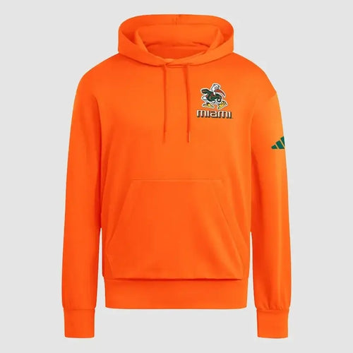 2026 Miami Hurricanes Adidas It’s Back Orange Hoodie For Men & Women