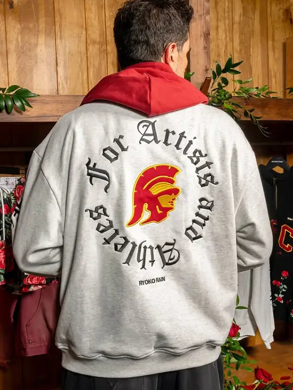 2026 Ryoko Rain x USC Pullover Hoodie For Men & Women