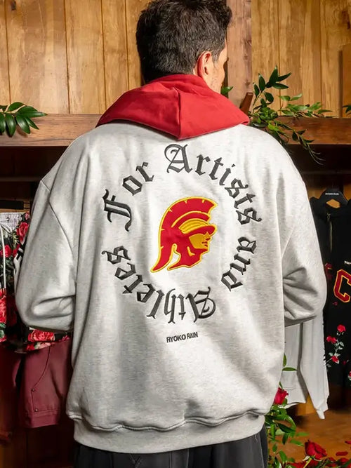 2026 Ryoko Rain x USC Pullover Hoodie For Men & Women