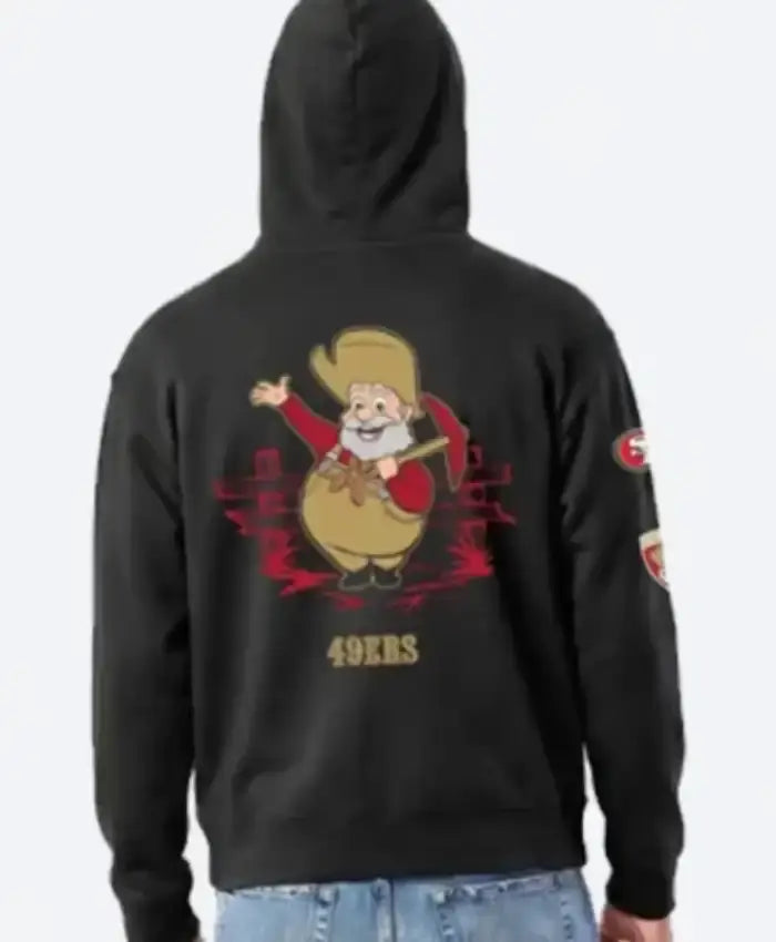 49ers Disney x Champion Captain Pete All-Star Black Hoodie