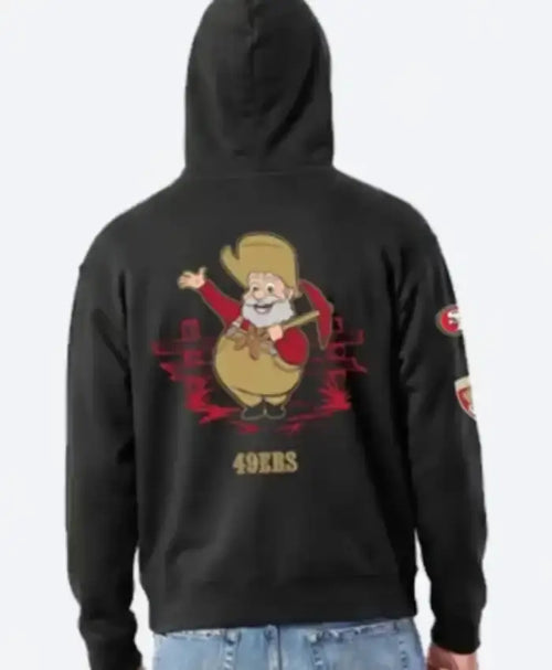 49ers Disney x Champion Captain Pete All-Star Black Hoodie