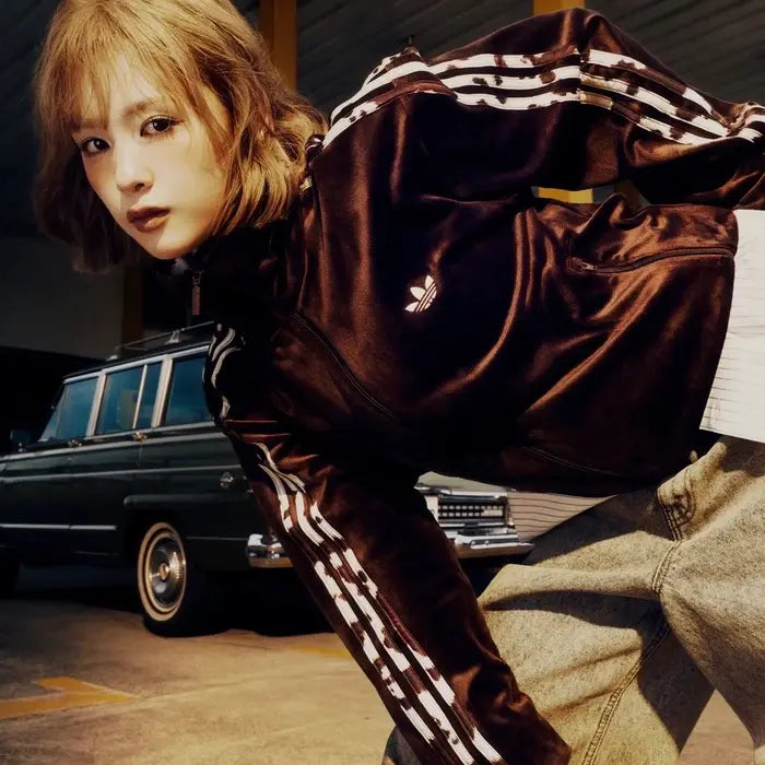 9090 x Adidas 2026 Brown Track Jacket