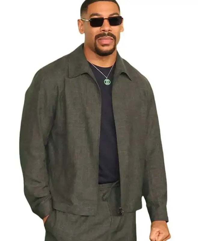 Aaron Pierre Lanterns Premiere Jacket