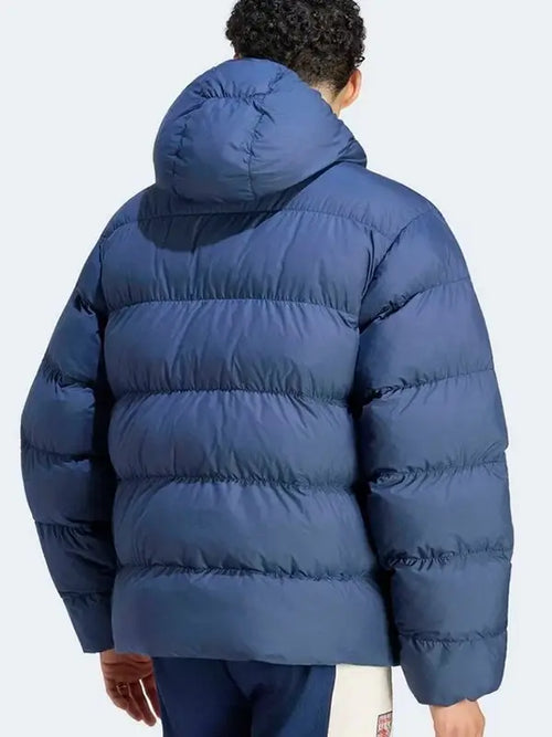 Adidas Arsenal 26/27 EQT Blue Puffer Hooded Blue Jacket
