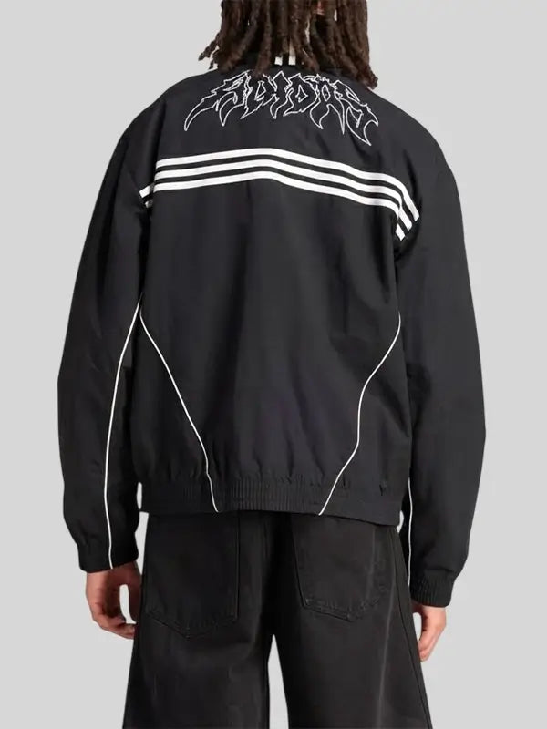Adidas Flames Zip-Up Black Jacket For Men & Women