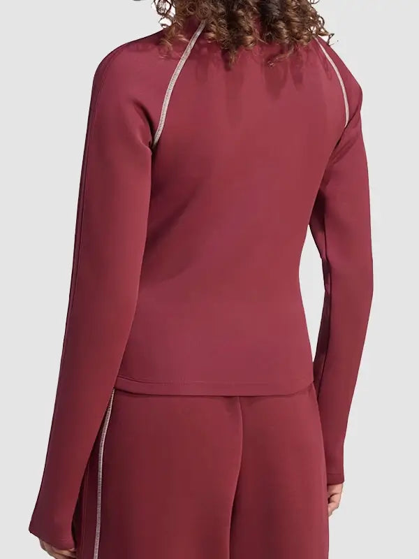 Adidas LFC Womens Spacer Teamgeist 26 Track Red Jacket  For Women