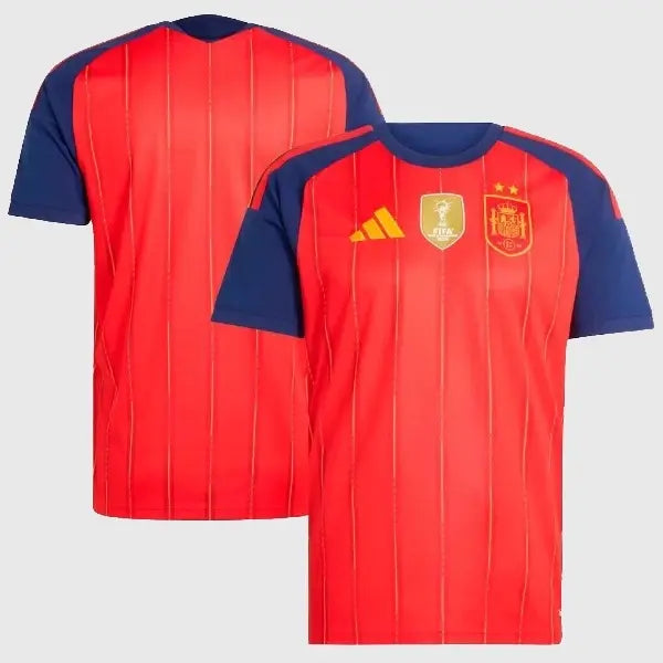 Adidas Spain 2 Star Red Pullover Jersey