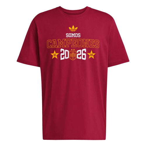 Adidas Spain Champions Somos Campeones Red T-Shirt