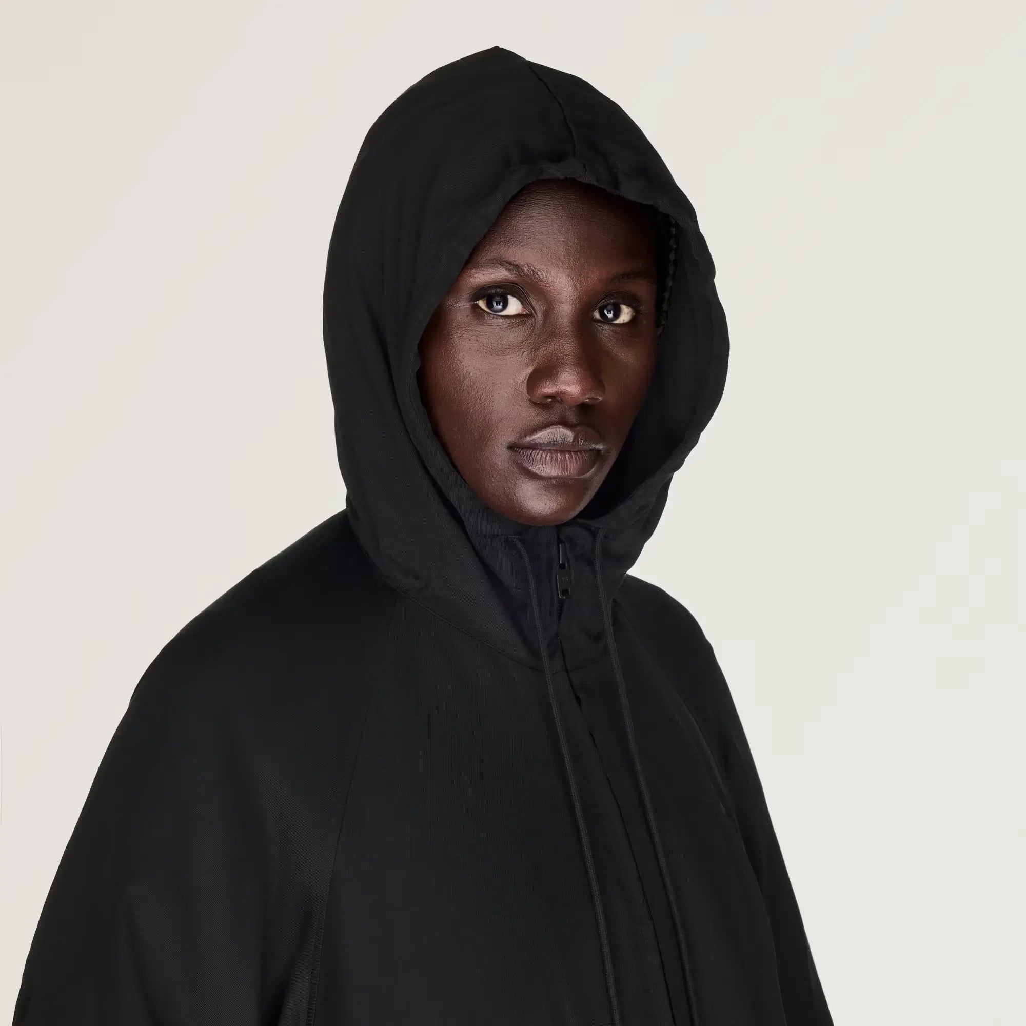 Adidas Y-3 RAYON TWILL HOODED TRACK JACKET
