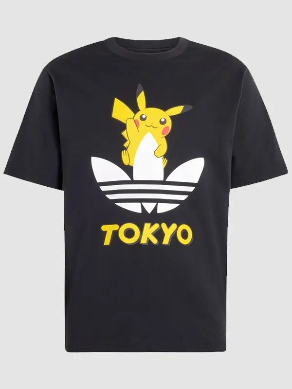 Adidas x Pokémon Pikachu 8-Ball Black T-Shirt