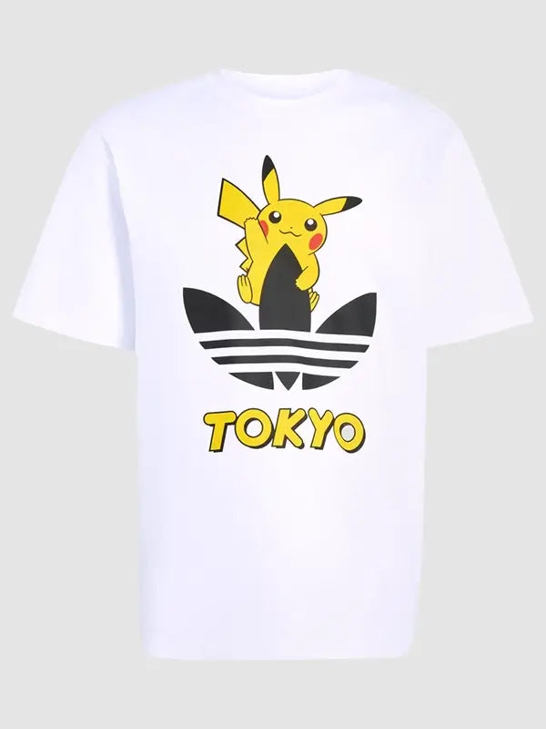 Adidas x Pokémon Pikachu 8-Ball White T-Shirt