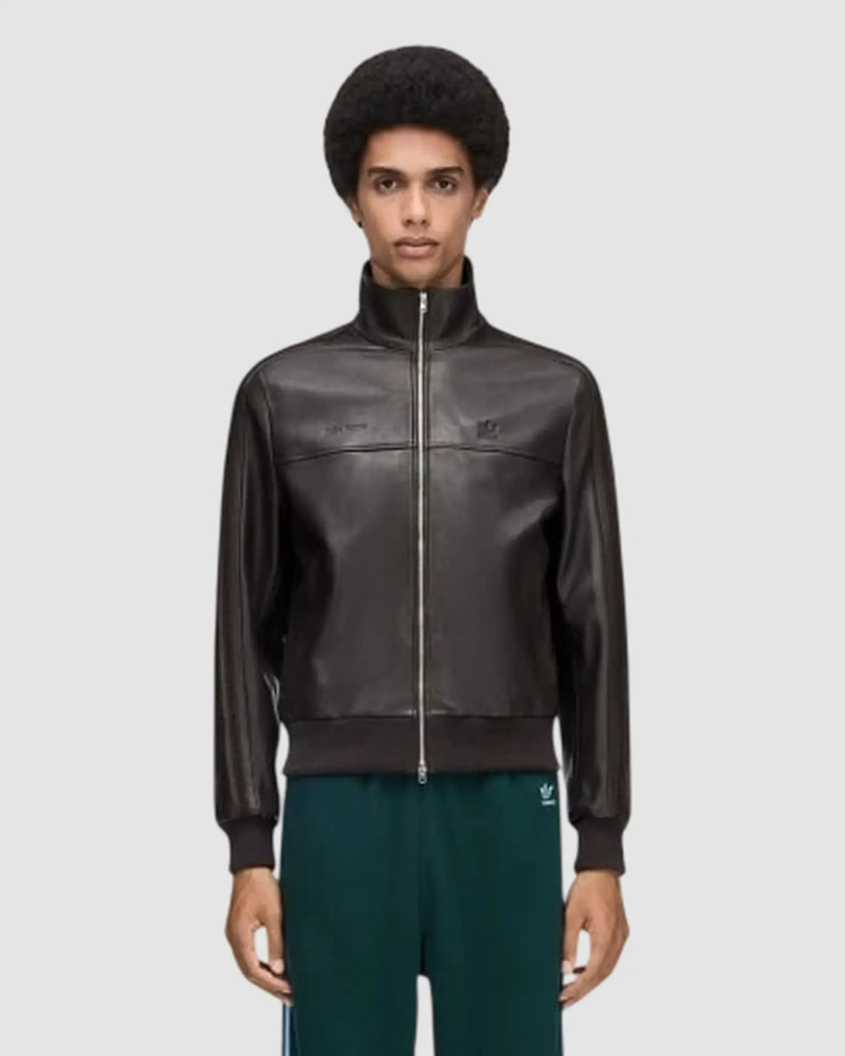 Adidas x Wales Bonner FW26 Leather Jacket