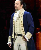Alexander Hamilton Blue Wool Coat