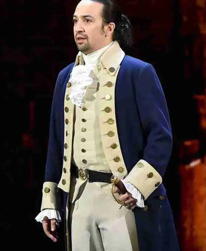 Alexander Hamilton Blue Wool Coat