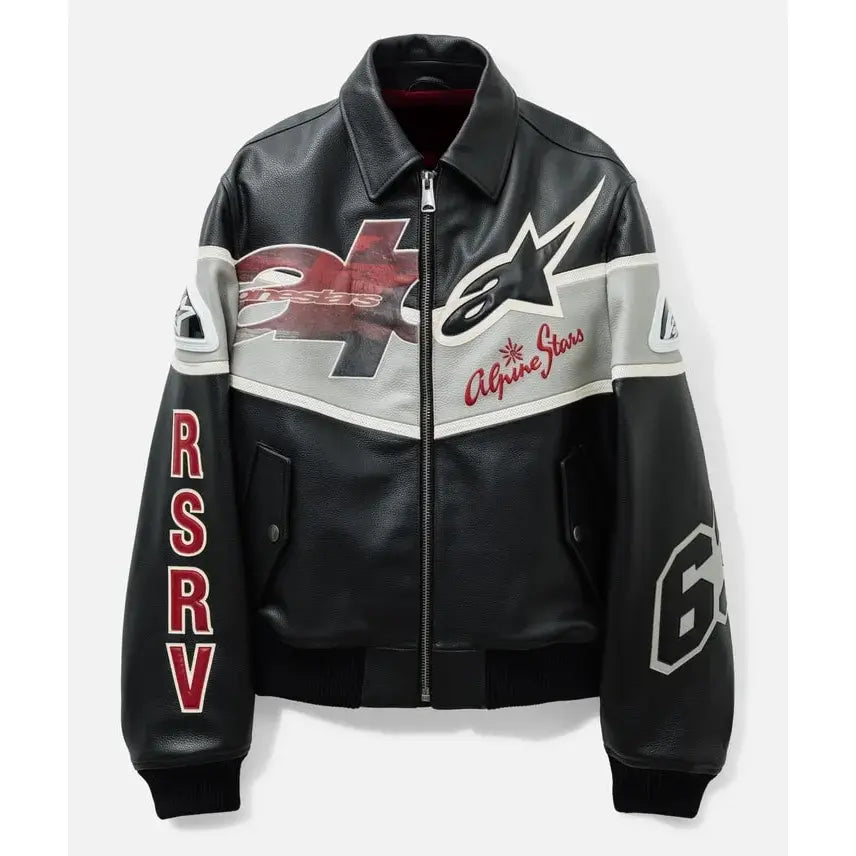 Alpinestars RSRV Varsity Leather  Jacket 