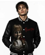 Annabelle Black Varsity Jacket