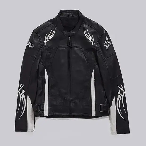 Anton Adults S02 Black Leather Black Jacket