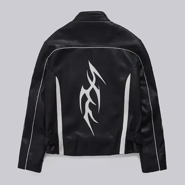 Anton Adults S02 Black Leather Black Jacket For Men & Women