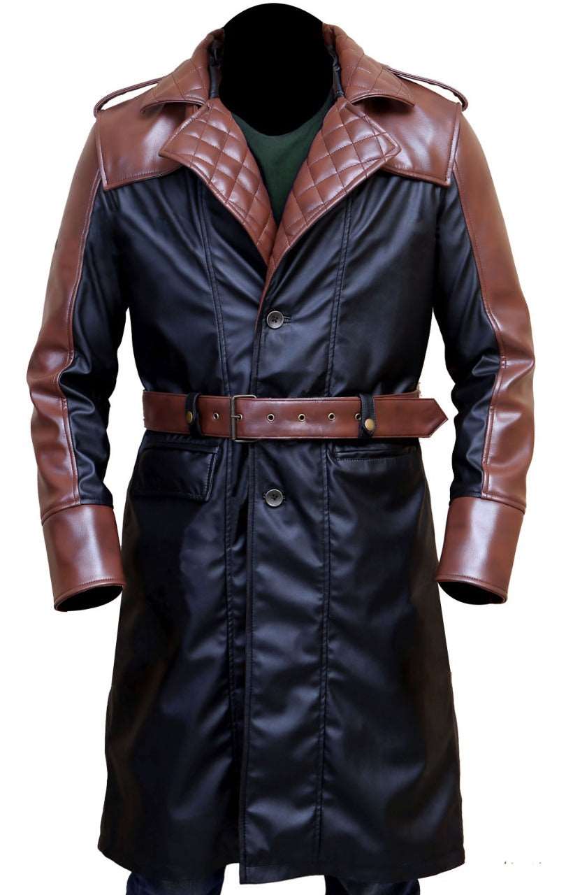  Assassins Creed Syndicate Trench leather Coat 