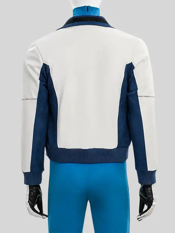 Avengers Doomsday Reed Richards Bomber White & Blue Jacket For Men & Women