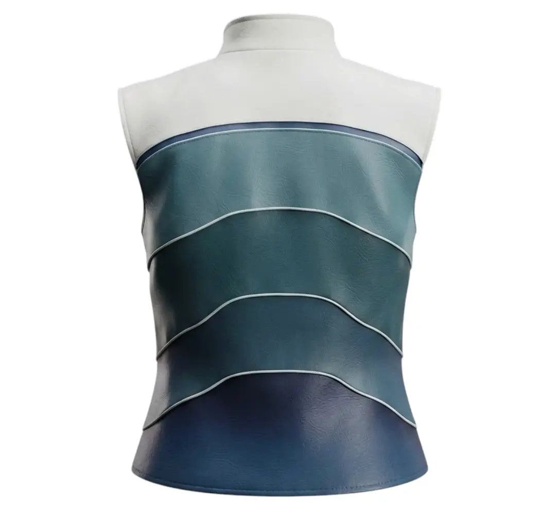 Avengers Doomsday Susan Storm Blue & White Vest Jacket
