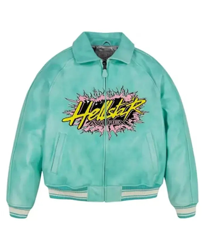 Avirex x Hellstar Leather Jacket