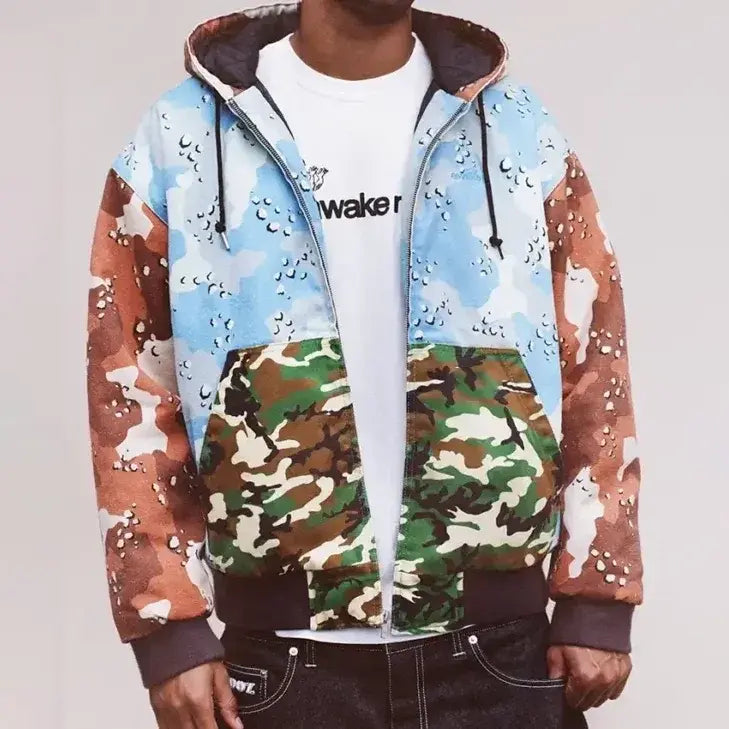 Awake NY Fall 26 Camo Zip Hoodie