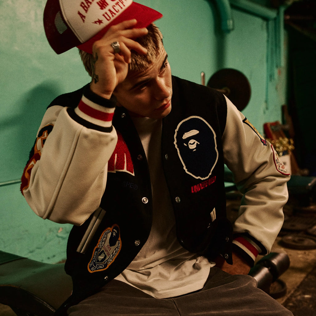 BAPE × UNDEFEATED 2026 Varsity Jacket