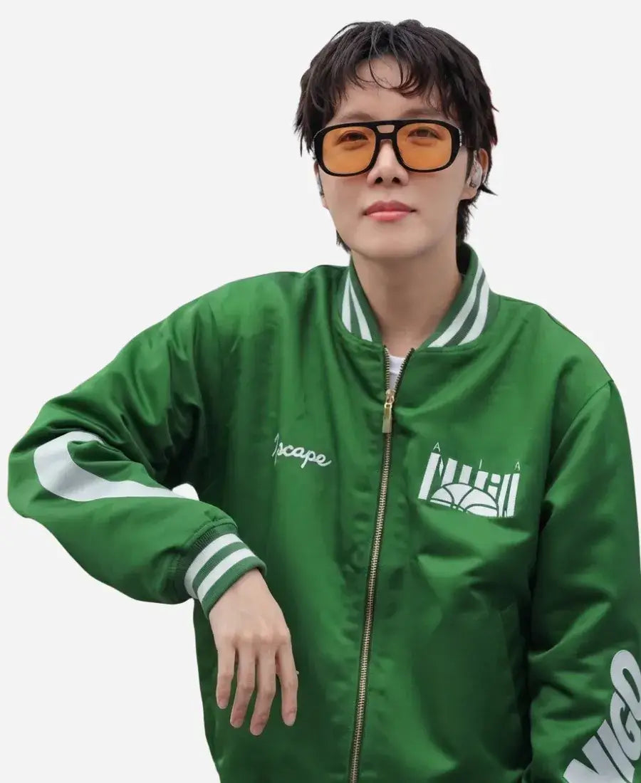 BTS Jung Hoseok Nike Green Jacket