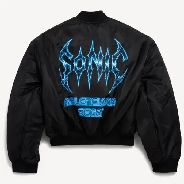 Balenciaga x SEGA Sonic the Hedgehog Varsity Jacket
