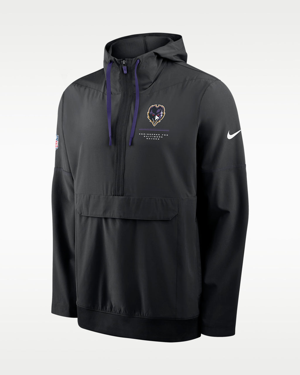 Baltimore Ravens Nike Sideline Black Anorak Jacket