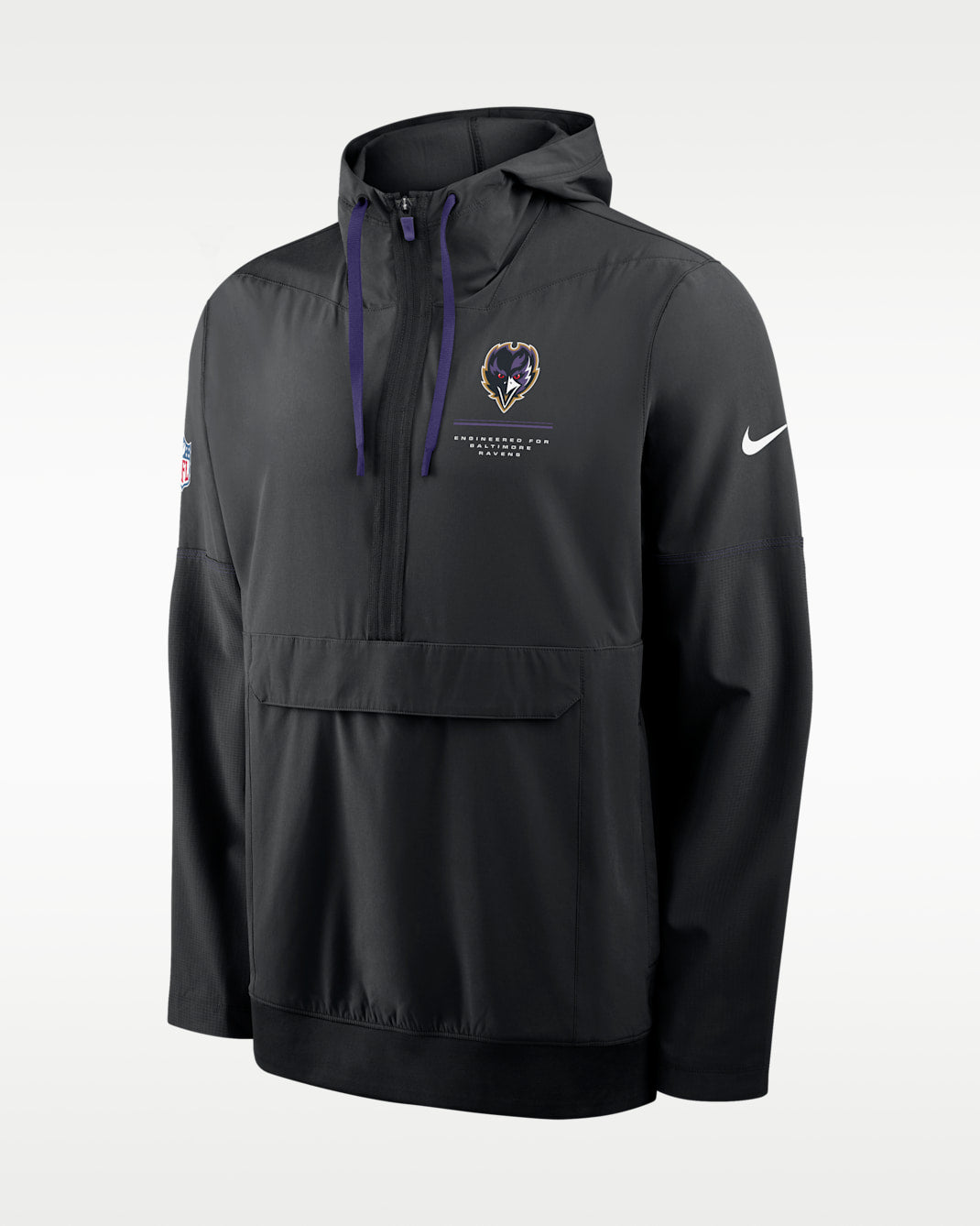 Baltimore Ravens Nike Sideline Black Anorak Jacket