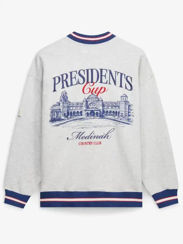 Barstool Golf 2026 Presidents Cup Clubhouse Gray Sweatshirt For Men & Women