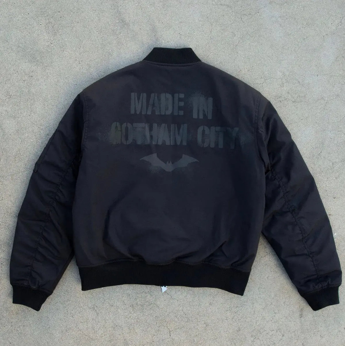 Batman x Hypland Black Bomber Jacket For Men & Women