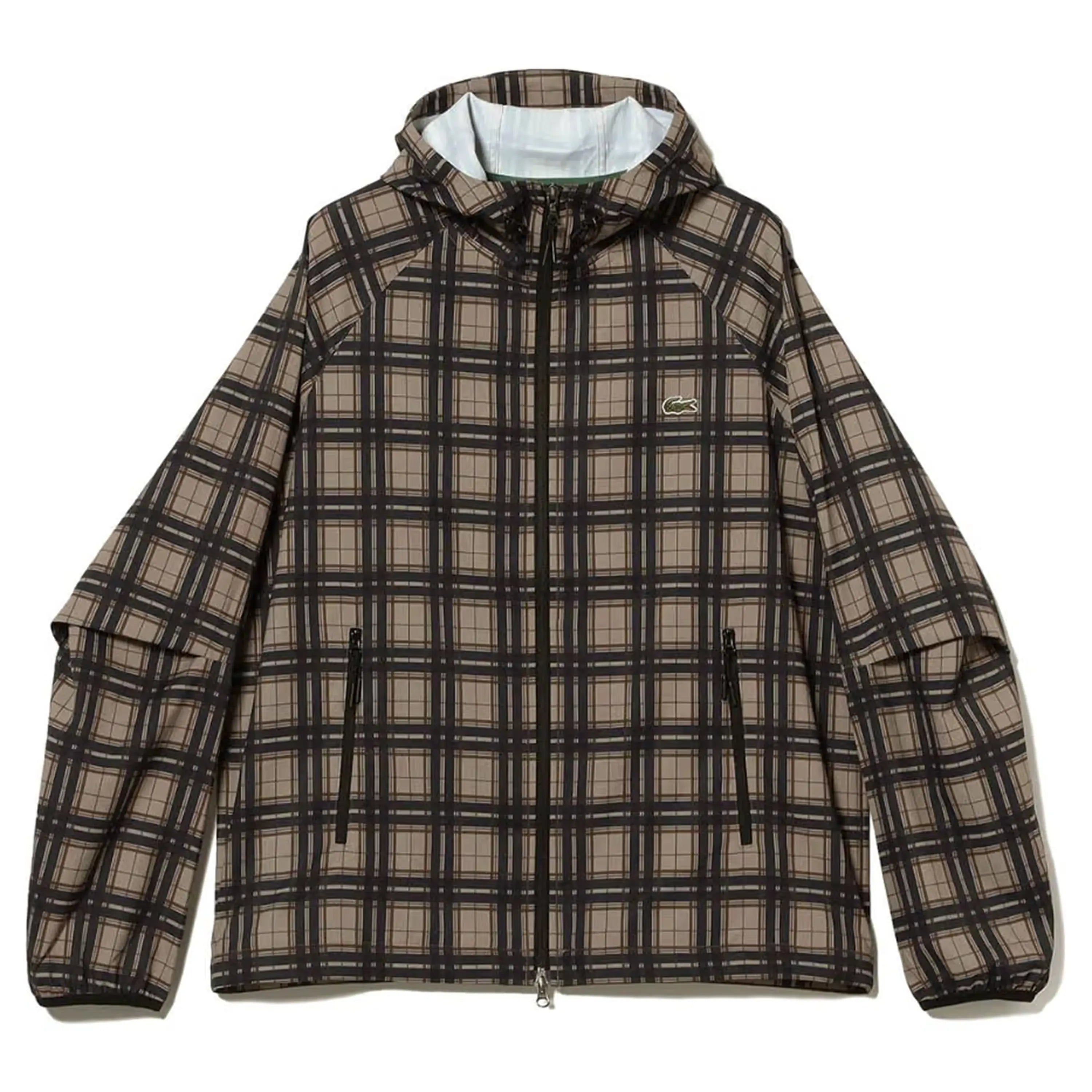 Beams x Lacoste Plaid Jacket For Men & Women