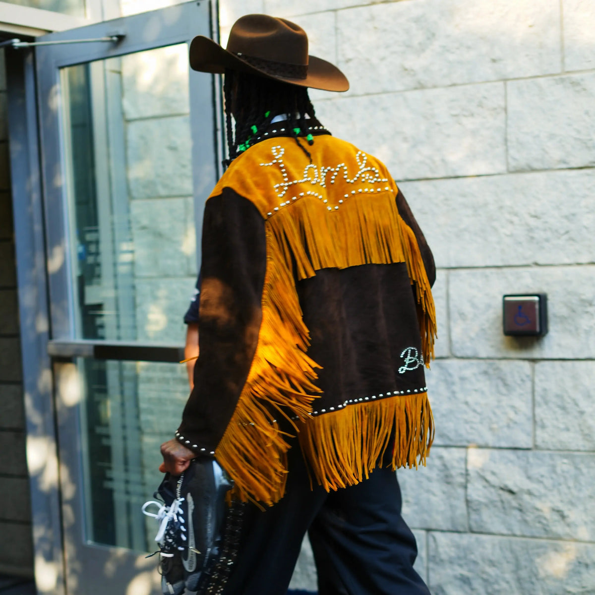 Bode x Nike CeeDee Lamb Fringe Brown & Black Jacket 