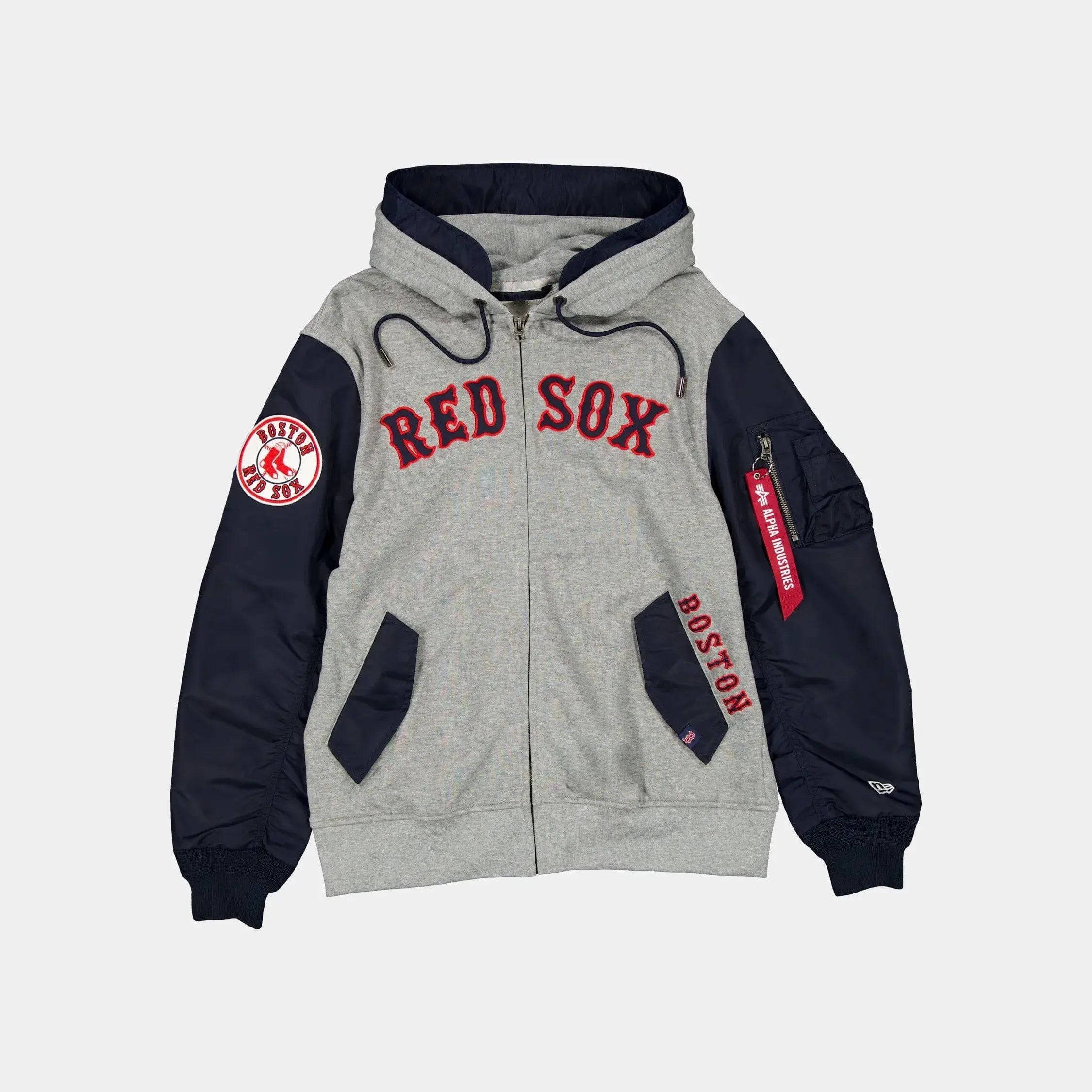 Boston Red Sox New Era MA-1 Zip-Up Hoodie
