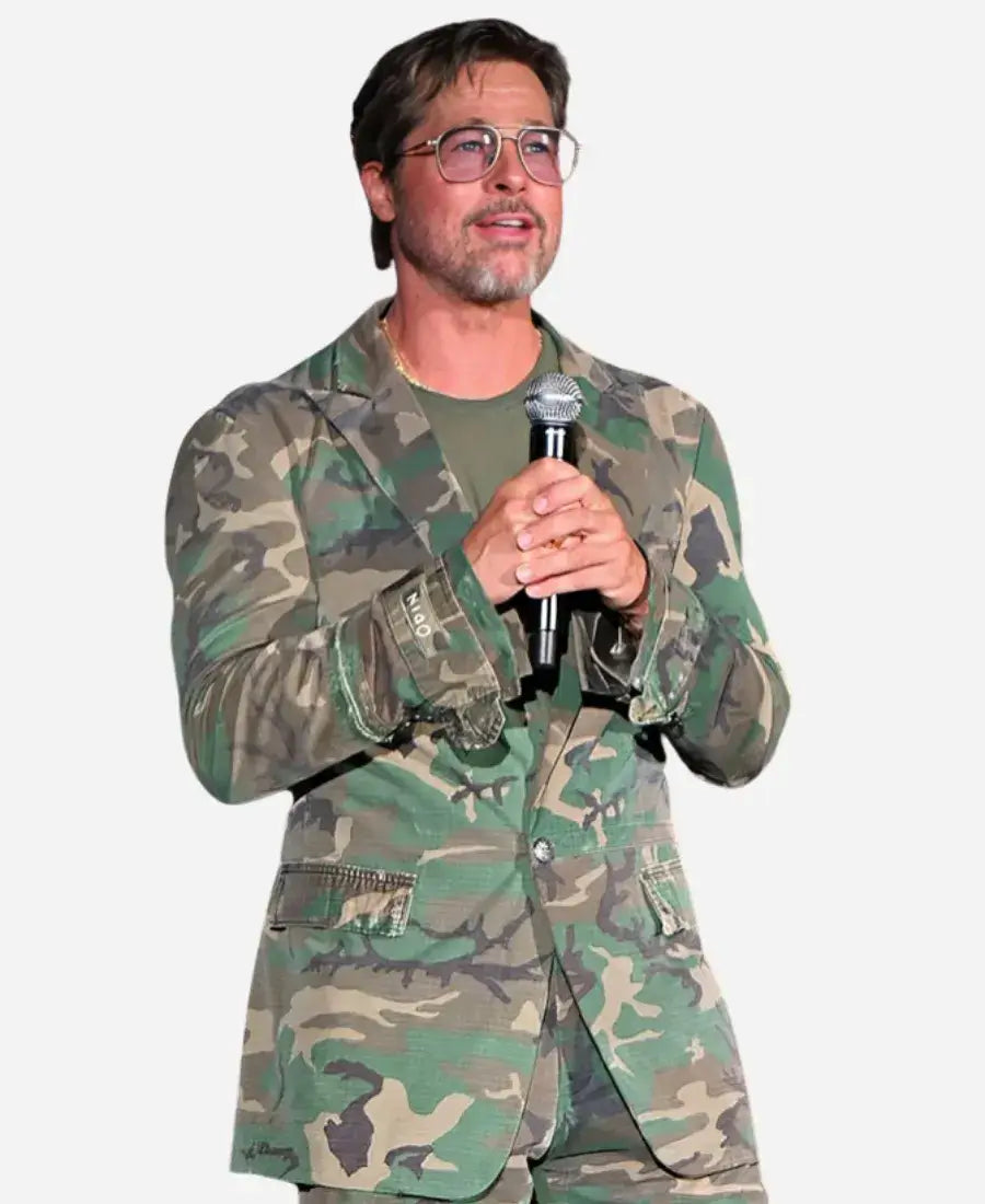 Brad Pitt Heart of the Beast Premiere Military Suit