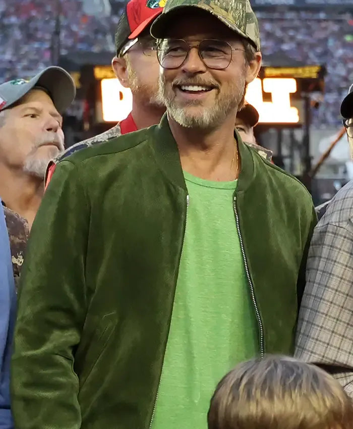 Brad Pitt NASCAR Cup Series 2026 Green Jacket