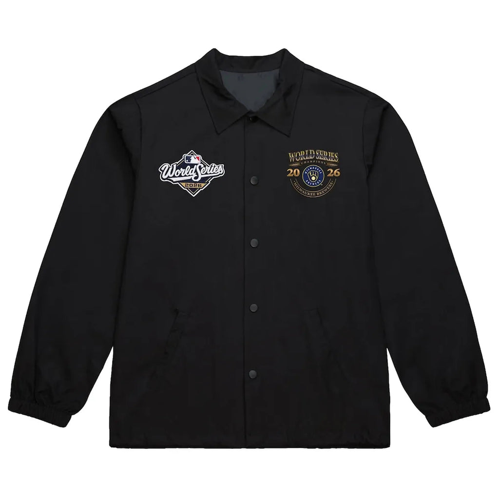 Brewers 2026 World Series Champions Coaches Black Jacket