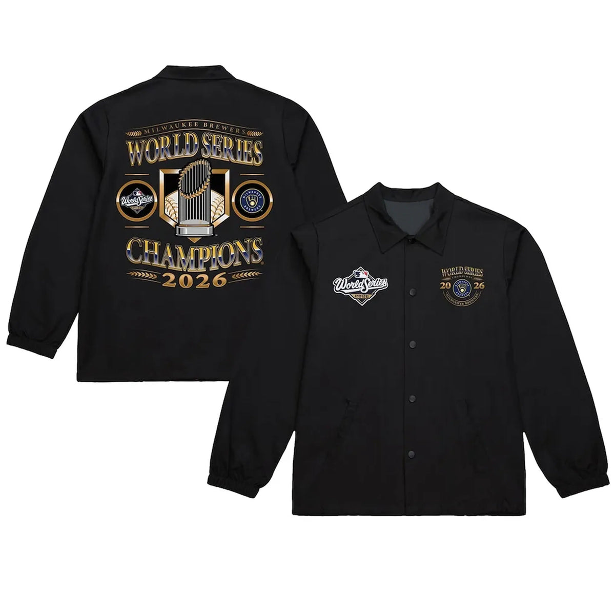 Brewers 2026 World Series Champions Coaches Jacket