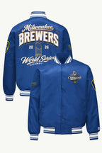 Brewers Starter World Series Champion Satin Jacket