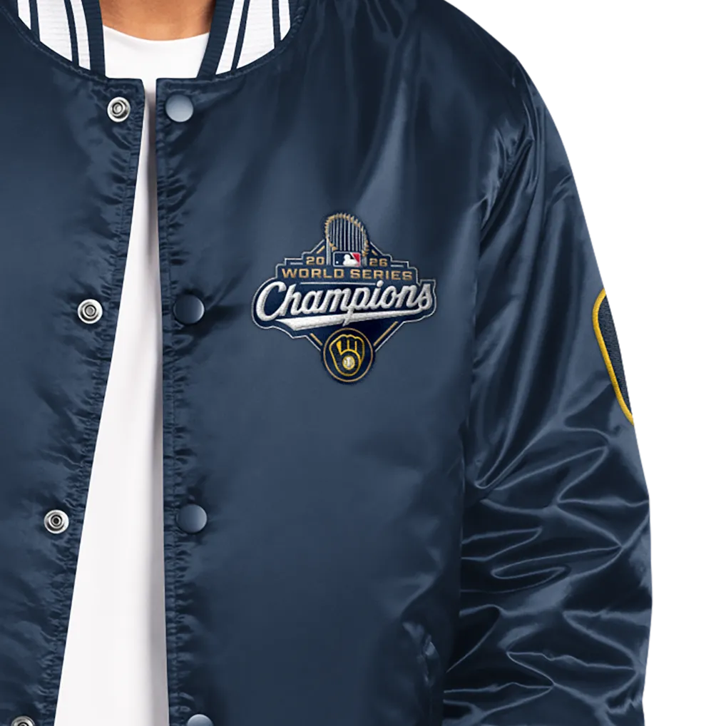 Brewers Starter World Series Champions Satin 