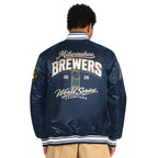 Brewers Starter World Series Champions Satin Jacket For Men & Women