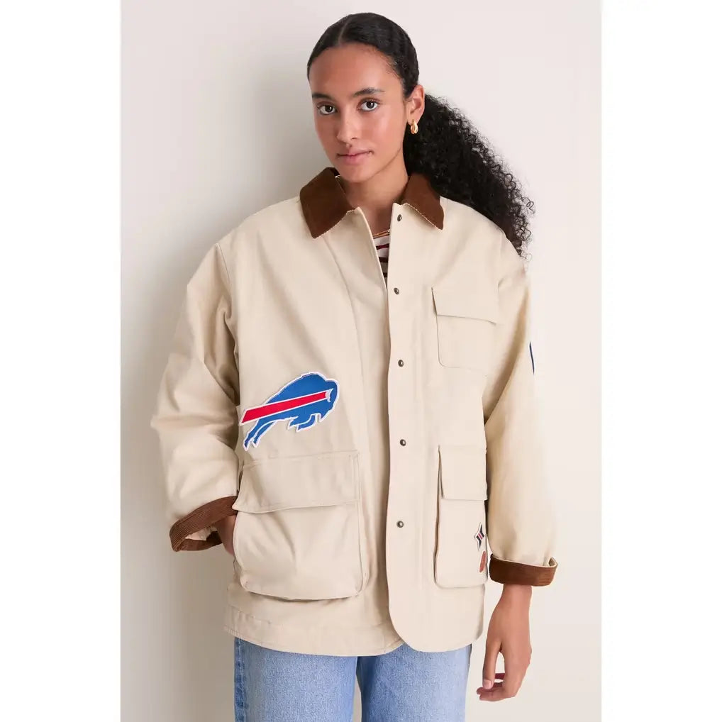 Buffalo Bill Tuckernuck Women's Full-Snap Barn Jacket - Stone
