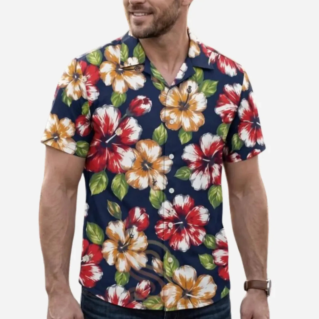Cal Hampton GTA VI Floral Hawaiian Printed Shirt