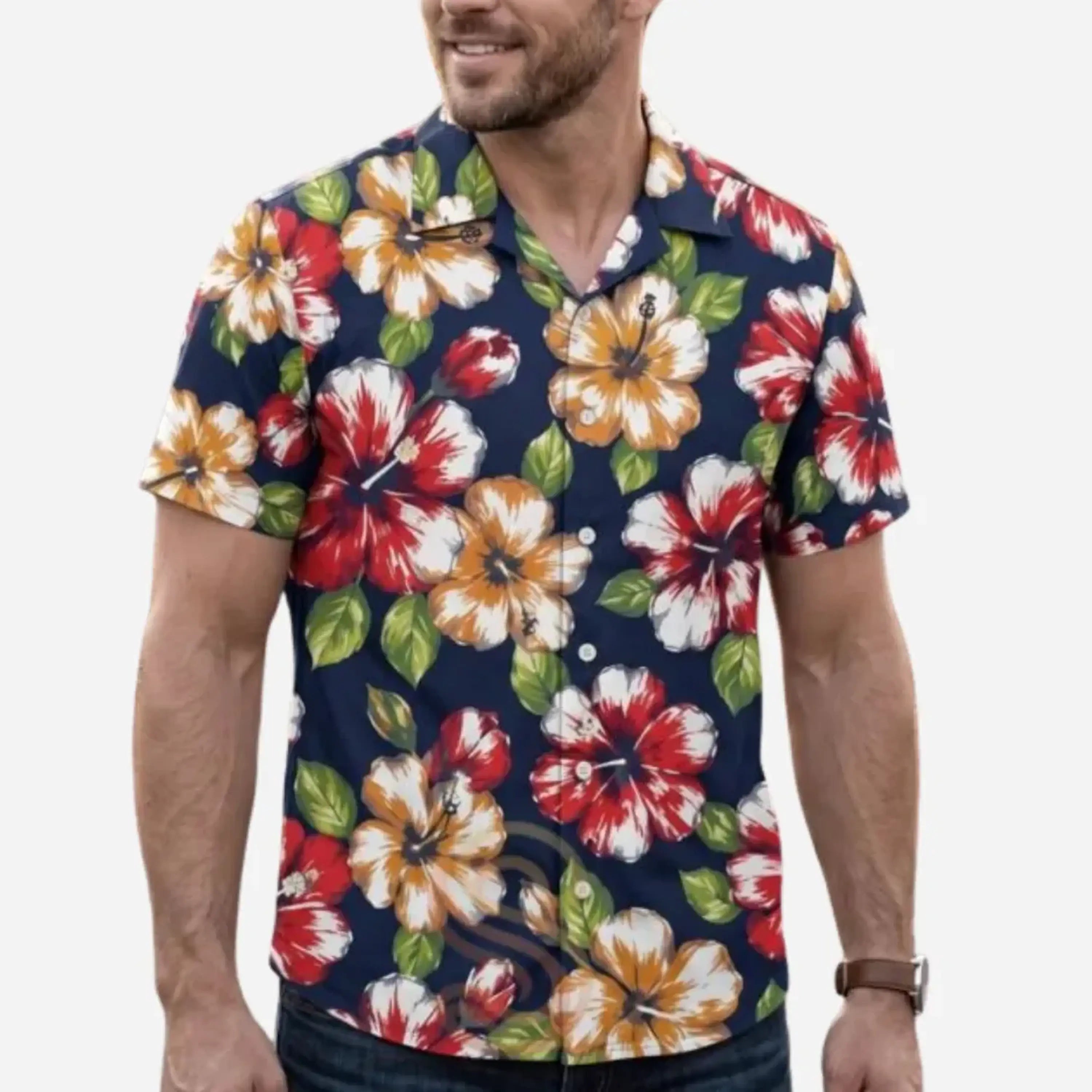 Cal Hampton GTA VI Floral Hawaiian Printed Shirt